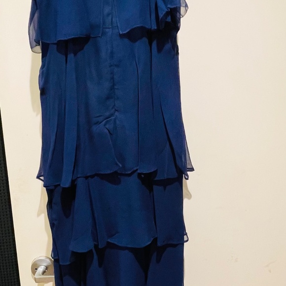 NWT Parker Black high low size 6 Cobalt / Navy dress - Picture 4 of 12